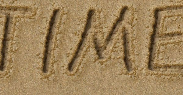 ps做写在沙滩上的文字效果(40)